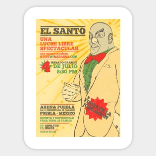 El Santo Lucha Libre Sticker